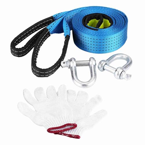 Câble de remorquage 8t pour dépannage en voyage et sorties tout-terrain