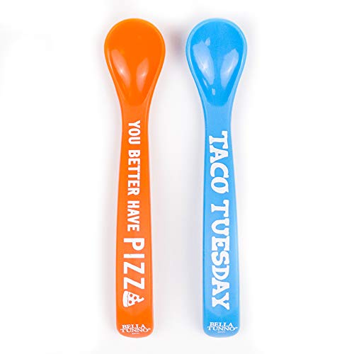 Image of Bella Tunno Wonder Spoon 2 Pack - Taco Tuesday/Pizza, Multi