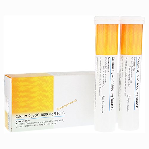 Preisvergleich Produktbild CALCIUM D3 acis 1000 mg / 880 I.E. Brausetabletten 40 St