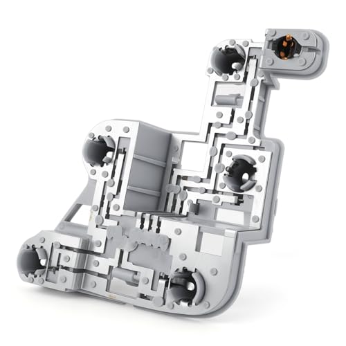 Placa de luz trasera y soporte de lámpara derecho para coche Mercedes W204 gris