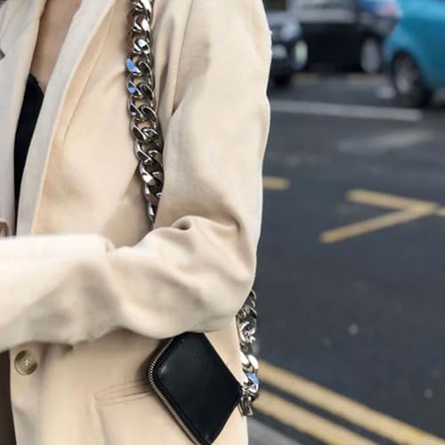 Cadena para bolso de repuesto extraíble MERRYHAPY de 60cm para bolsos DIY 6