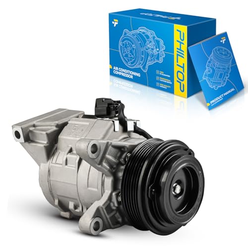 Image of PHILTOP 158312 AC Compressor Compatible with CTS 2009-2013 3.6L, CTS 2010-2014 3.0L, CTS 2008, Air Conditioning Compressor with Clutch