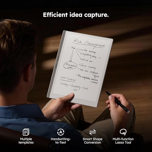 Image of X 10.65 inch E Ink Paper Tablet | 8GB+128GB Ultra-Thin Flexible Screen ePaper Notebook with Stylus Pen | 2-in-1 ePaper Tablet & eBook Reader | Long Battery Life for Meetings, Study & Reading