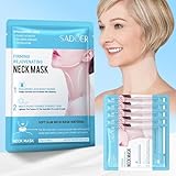 Collagen Neck Mask 5 Pack,Anti-Wrinkle & Firming Neck Patches with Hyaluronic Acid,Centella Asiatica & Plant Extracts,Deep Hydration & Elasticity Care for Smooth-Looking Skin, Women Neck Care Gift Set