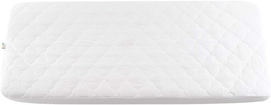 Bamuho Crib Mattress Cotton Pad/Protector,Quilted Waterproof with Highly Absorbent, Fitted for 52" × 28" Standard Crib Mattress: Home & Kitchen