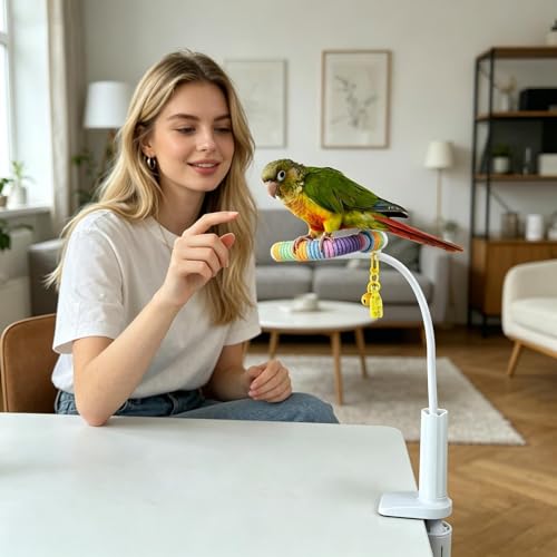 Perchoir interactif antidérapant conure perruches et inséparables - 3