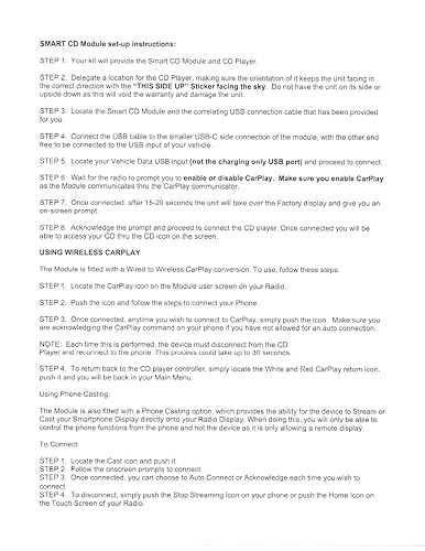 Image of (AIE) VN-CDUSB-CP - Vehicle USB CD Player with inchIntelligent inch Wireless CarPlay Converter for use in Vehicles with CarPlay Enabled Radio and USB Input Port. Offers Easy Connection Plug & Play Install.