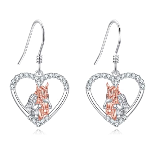 Boucles d'oreilles cheval en argent pour illuminer vos journées et vos sorties