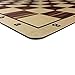 WE Games Mousepad Chess Board 20 in. with Wenge Wood Grain Design – Premium Tournament Chess Mat, Perfect Travel Chess Board for Adults