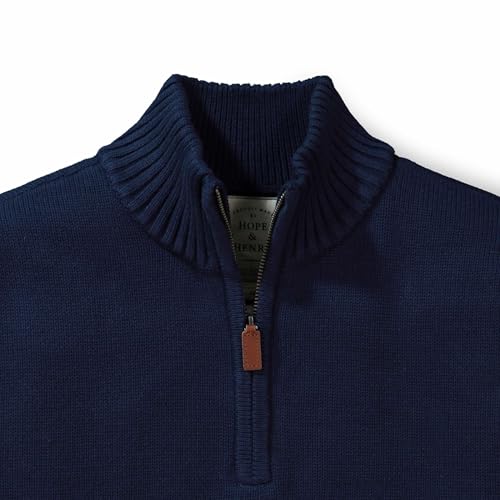 Image of Hope & Henry Men's Half Zip Pullover Sweater
