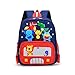 KangSanSan 31cm Leichtbedruckte Rucksack Junge Auto Welt Cartoon Schultasche wasserdichte Rucksack Mädchen Schultasche (Color : 2, Size : 31cmx11cmx26cm)