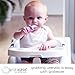 Grabease Baby Feeding Utensil Set - Ergonomic Self-Feeding & Toddler Spoon & Fork - Sturdy Plastic Training Silverware for Toddlers - Travel Pouch & Silverware for 1-Year-Olds - Lavender, Pack of 1