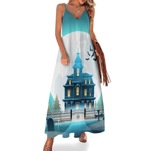 Robe longue femme ete sans manches legere pour vos voyages et sorties plage