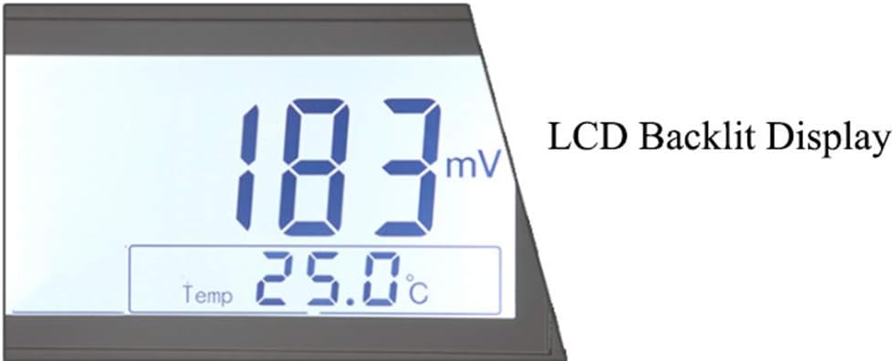 CGOLDENWALL Lab Benchtop PH Meter Tester Laboratory Digital pH/mV/Temperature Meter Measuring Range: 0.00~14.00 pH/±1400 mV, Resolution: 0.01 pH/1mV