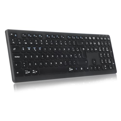 Citlla K9300 Teclado Inalámbrico Bluetooth, Silencioso Multi-Dispositivo Para Windows, Tamaño Completo, Teclado Numérico, Teclas Multimedia, Larga Batería Duración,Compatible Con Portátil,Ordenador,Pc Citlla K9300 Teclado Inalámbrico Bluetooth, Silencioso Multi-Dispositivo Para Windows, Tamaño Completo, Teclado Numérico, Teclas Multimedia, Larga Batería Duración,Compatible Con Portátil,Ordenador,Pc