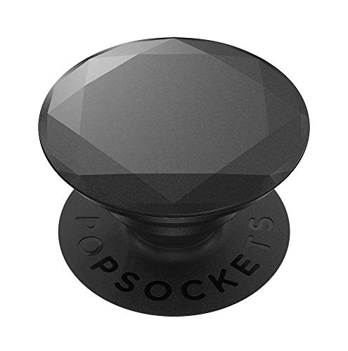 PopSockets PopGrip - Support et Grip pour Smartphone et Tablette avec un Top Interchangeable - Metallic Diamond Black