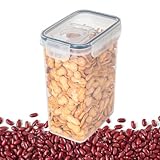 Generisch Contenitore ermetico per alimenti secchi, con coperchio, per conservare e organizzare cereali, snack, zucchero, biscotti, noci, farina, fagioli, riso