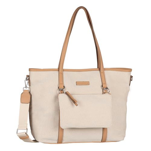 TOM TAILOR Jamila Sac de courses Femme aux finitions soignées et design épuré
