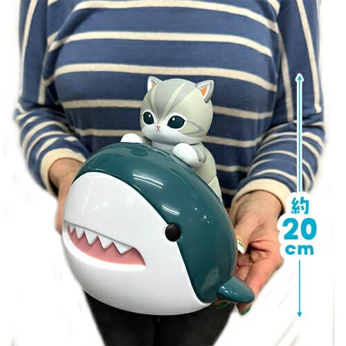 Amazon｜mofusand サメにゃん ころころクリーナー グッズ 約20cm｜粘着