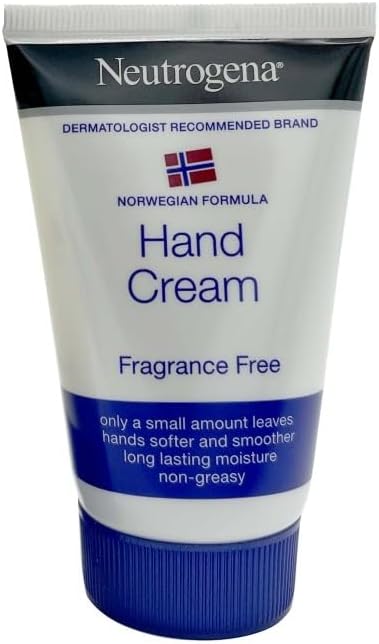 Neutrogena Norwegian Formula Moisturizing Hand Cream Formulated with Glycerin for Dry, Rough Hands, Scented Intensive Hand Lotion, 2 oz (Pack of 2)