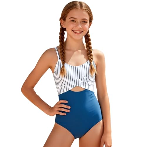 Maillot de bain pour adolescentes résolvant le problème de taille avec bretelles réglables