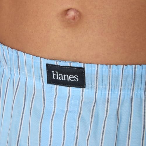 Hanes Ultimate Men's Underwear Boxers, Originals Ultimate Cotton-Stretch Woven Moisture-Wicking Multipack Boxer - image 5
