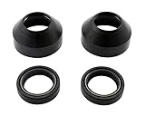 Gabel Wellendichtringsatz inkl. Staubkappen - 33x46x10,5 für Honda CX 500 A CX500 1980