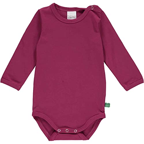 Fred's World by Green Cotton Alfa l/s Body, Capa Base Niñas bebés, Plum, 56