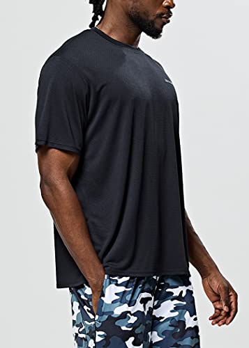 DEVOPS Mens Short Sleeve Dry Fit Mesh Athletic Round T-Shirts (3PACK)3