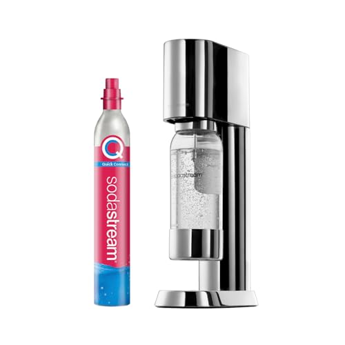 SodaStream® enso™ Premium Wassersprudler aus Edelstahl | inkl. 1 L BPA-FREIE KUNSTSTOFFFLASCHE (spülmaschinengeeignet) +...