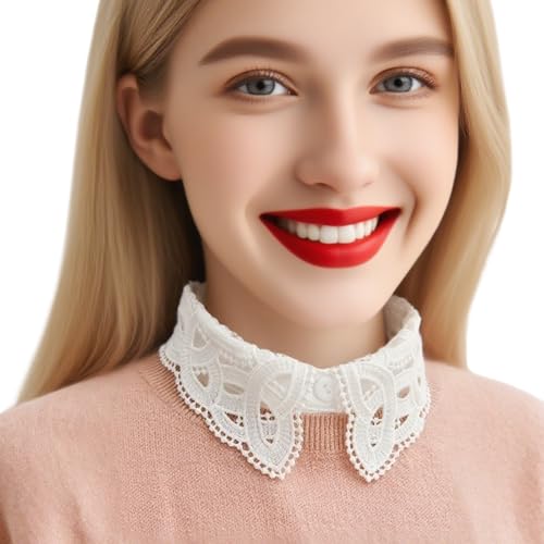 Fake Collar Detachable Dickey Collar Blouse Half Shirts Peter Pan Collar for Women & Girls4