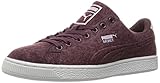 Textil PUMA Herren Basket Classic Embossed Wool Sneaker, Weinproben/Fliederfarben, 39 EU