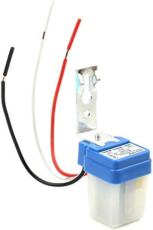 Hacktronics India Photo Control Sensor Automatic Street Light Lighting Switch Photocell Photoswitch 10A 220V (AS-10 Square)