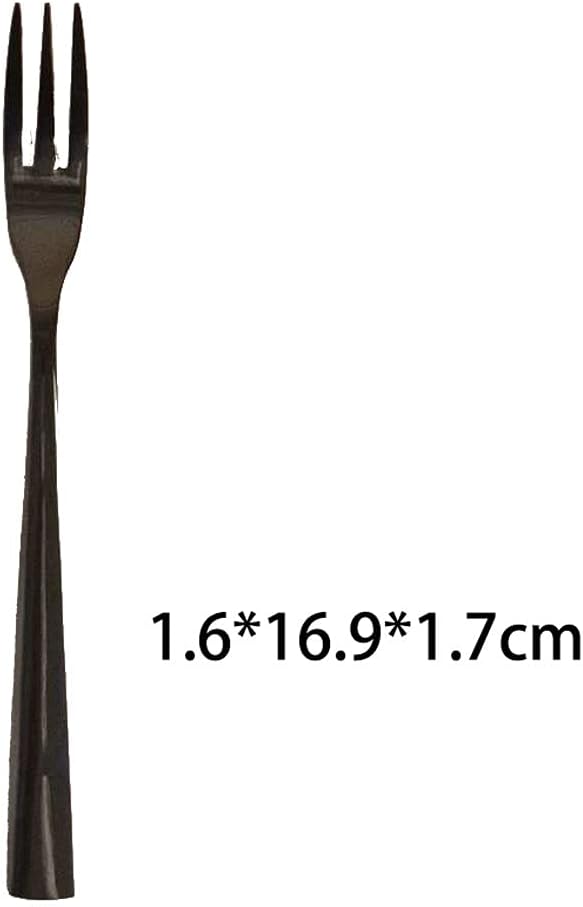 Dinner Forks Metal Fork is Convenient And Simple for Home Use, Suitable for Brunch Size 1.6cm*16.9cm*1.7cm