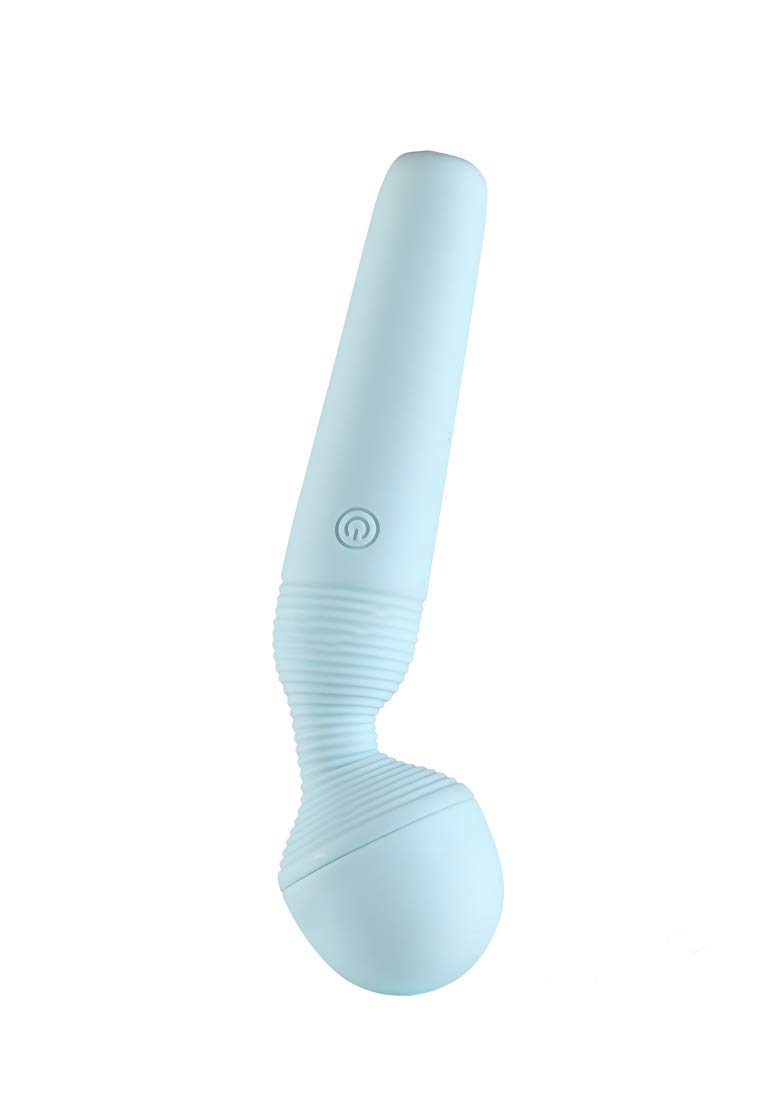 Maia Toys ARIA 15-Function Silicone Bendable USB Ricaricabile Impermeabile Vibrazione Piacere Bacchetta - Verde acqua