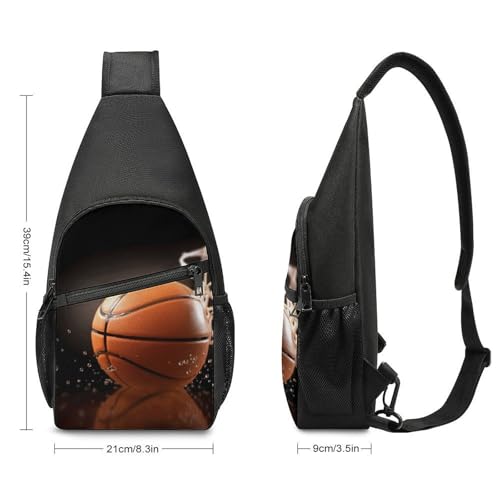 Bolso bandolera pequeño unisex para senderismo y baloncesto miniatura 2