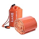 saco impermeable silla paseo [ Una herramienta esencial para acampar en la aventura ] - el saco de dormir de emergencia sirve como manta de emergencia, refugio de supervivencia, protector contra el viento, colector de agua y saco vivac de emergencia, todo en uno. Perfecto para tu equipo de supervivencia, kit de supervivencia para coche. Una herramienta esencial para garantizar que se mantenga con vida en caso de emergencia.