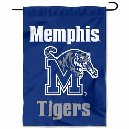 College Flags & Banners Co. Memphis Tigers Wordmark Logo Garden Banner Flag