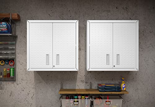 Image of Manhattan Comfort Fortress Storage Units, White