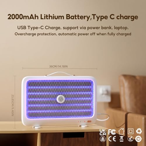 Image of Mosquito Killer Lamp Electric Mosquito Killer Lamp Mosquito Jali Mosquito Zapper Insect Fly Killer Machine for Fly Catcher for Home, Hotels & Offices Insect Easy use Home MD01
