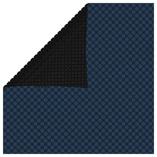 Treibende Pool-Solarplane Pe 1000X600 Cm Schwarz Und Blau