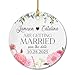 Heiraten Sie? Termin Vormerken! Weihnachtsschmuck Ornamente Dekorative Anhänger Christbaumschmuck Mit Goldband Weihnachtsbaumschmuck Für Party Heimdekoration Urlaub