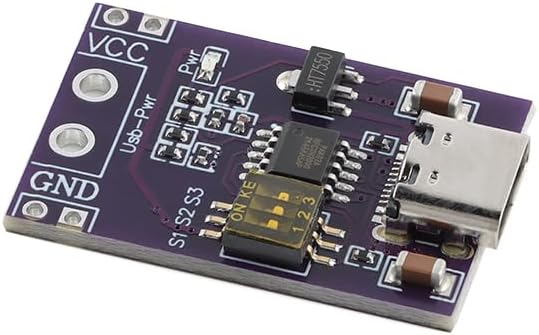 5Pcs Fast Charge Module PD/QC/AFC Fast Charging Decoy Trigger Board Module Type-C Trigger Polling Detector Power Support 5V 9V 12V 15V 20V Fixed Voltage Output