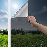 Haton One Way Window Privacy Film Window Tinting Film for Home Office Sun Blocking Heat Control Anti