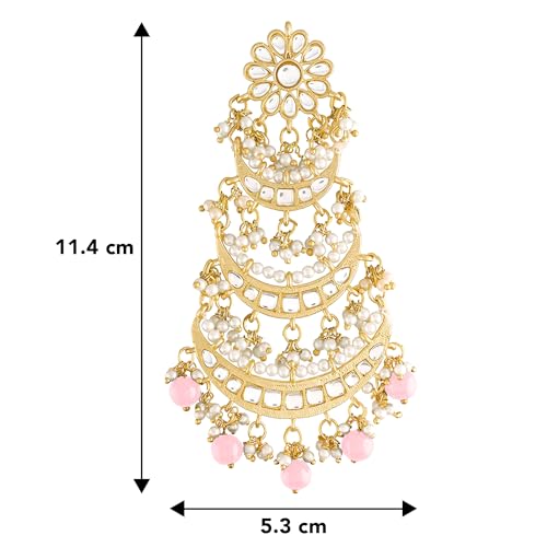 Image of Peora Traditional Indian Earrings Set Jewellery Gift for Women Girls