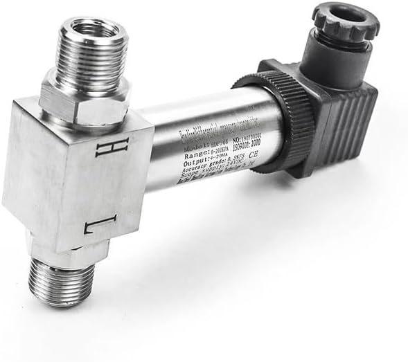 4~20mA Smart Water Differential Pressure Transducer 0~5V Output Liquid Differential Pressure Transmitter Pressure Transmitter(4-20mA ourput,0-0.6Mpa)