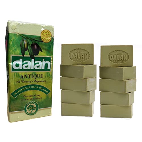 Savon bio olive mélisse Dalan vert pour peau normale lot de 5