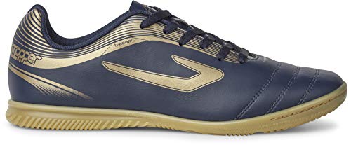 Chuteira Cup III Futsal, Topper, Masculino, Marinho/Dorado, 41