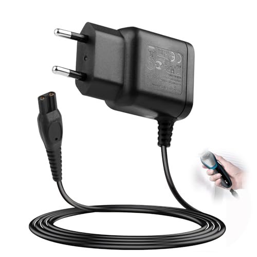 15V 0.36A 5.4W HQ8505 Chargeur Rasoir pour Philips 5000 MG5750 MG7790, MG7770, BG5020, Adaptateur Rasoir pour MG7720 Série, Tondeuse Barbe BG5020 avec Cordon...