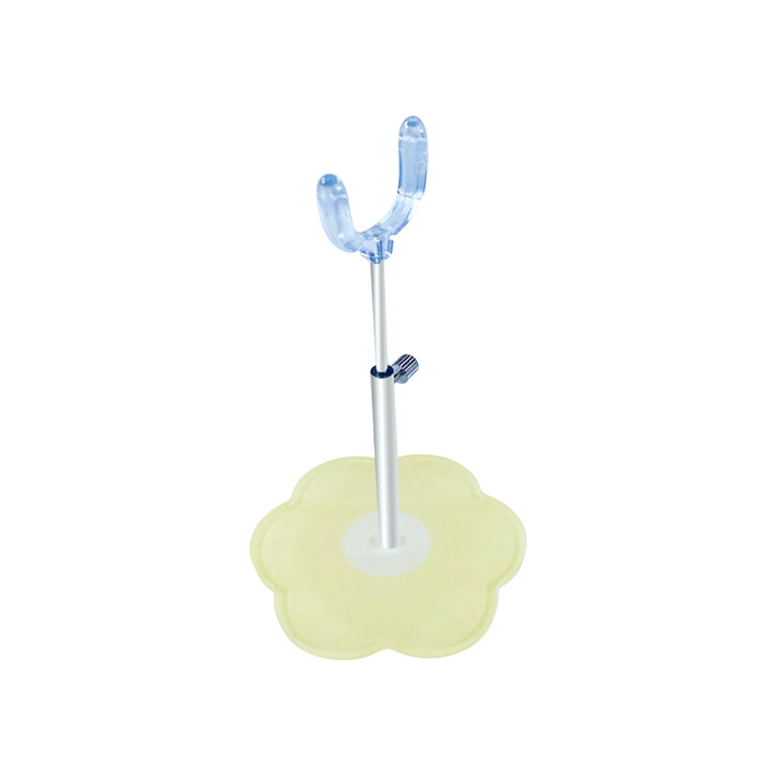 Msioytog Unique Doll Stand with Flexible Height ABS Construction Setup Wide Compatibility Spacious Desktop Stand Cable Management